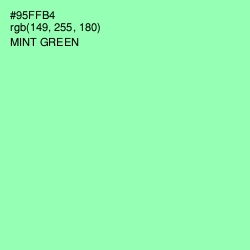#95FFB4 - Mint Green Color Image